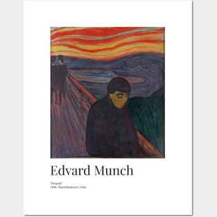 Edvard Munch - Exhibition Art Poster - Despair - Munchmuseet Posters and Art